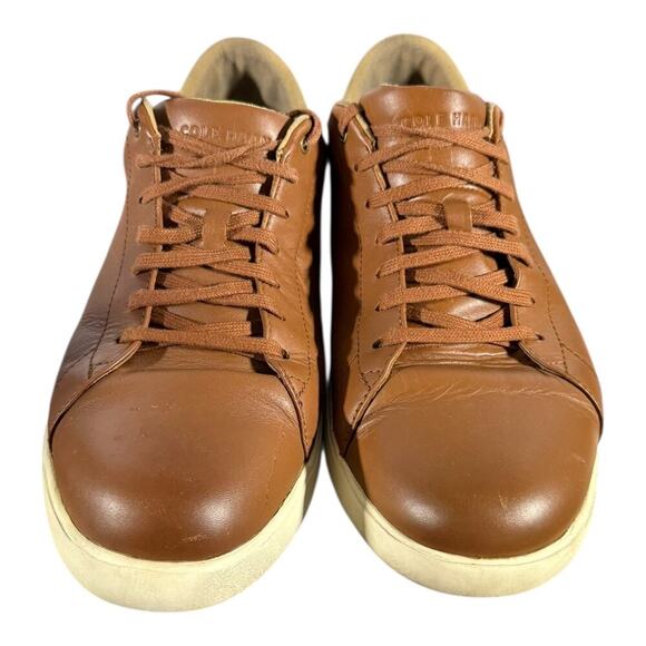 Cole Haan Grand Crosscourt II Leather Sneakers Brown Men’s Size 11M Grand.OS - Picture 3 of 9